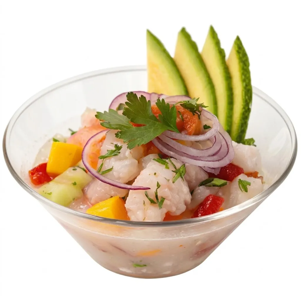 CEVICHE DE MARISCOS TROPICAL