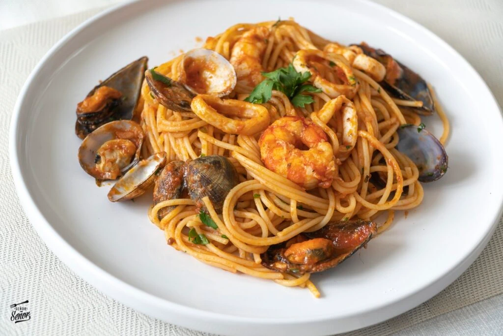 PASTA A LA MARINERA TRUFADA AL OLEO