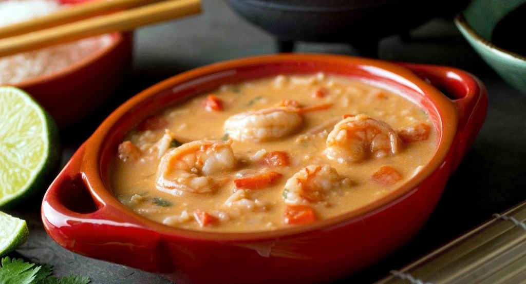 CAZUELA DE LANGOSTINOS AL TERMIDOR